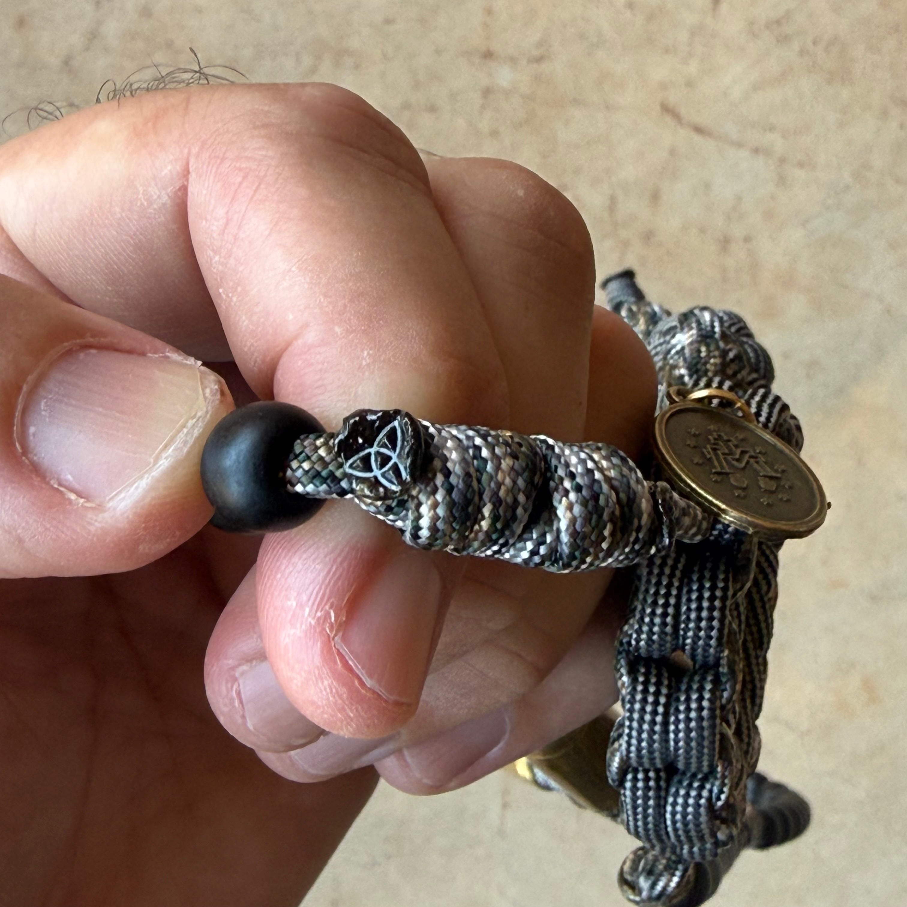 *SOLD* “Knot Without A Fight” Large Rosary