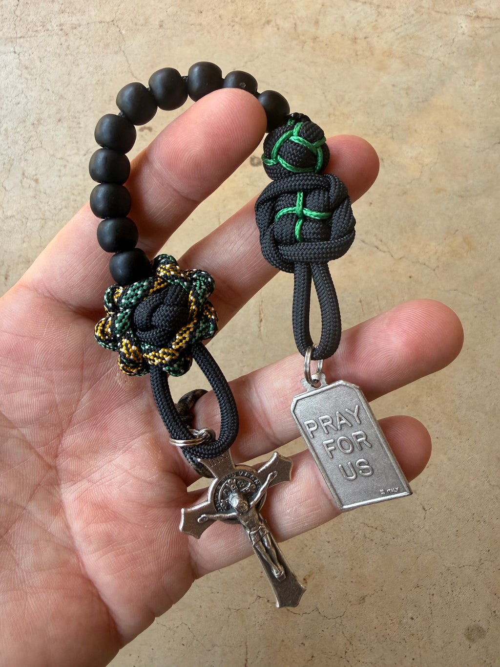 *SOLD* “Knot Alone” Small Decade Rosary
