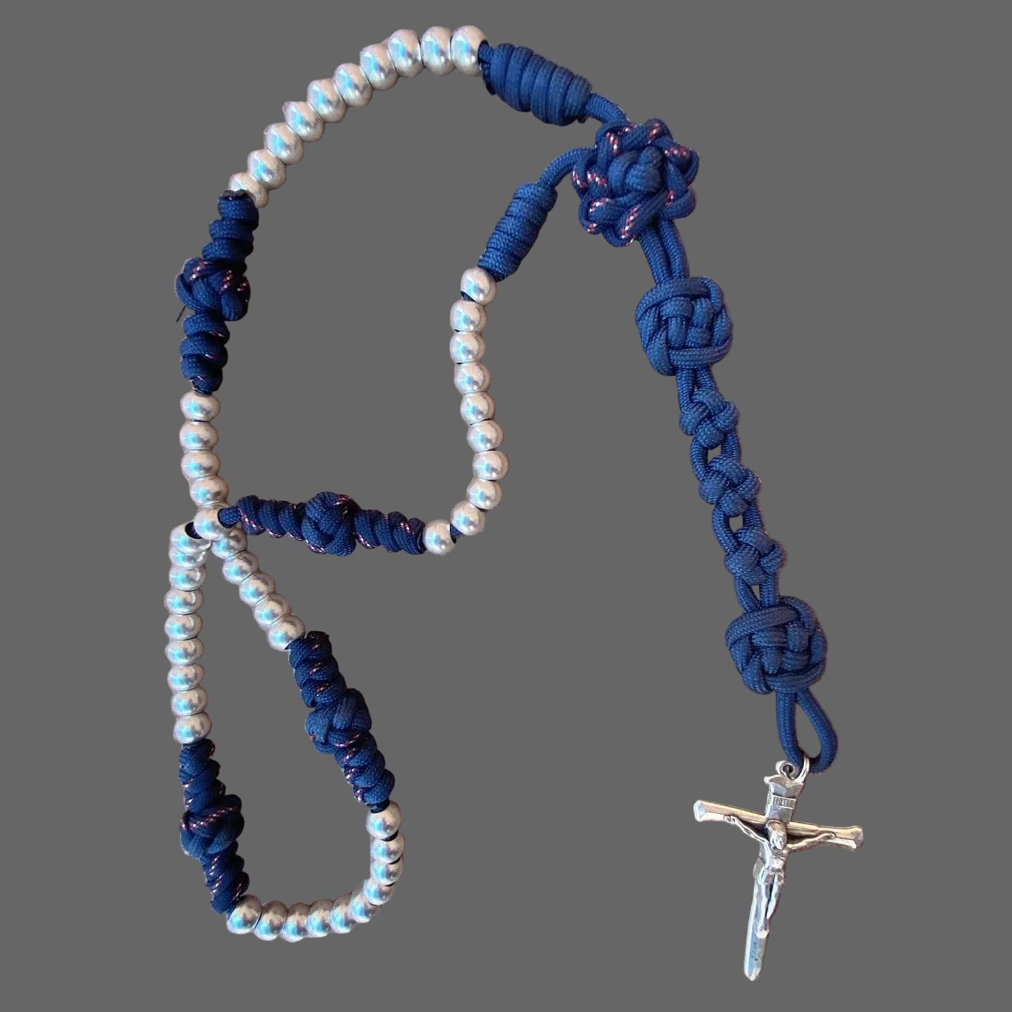 *SOLD* “Knot For The Weak” Small Rosary