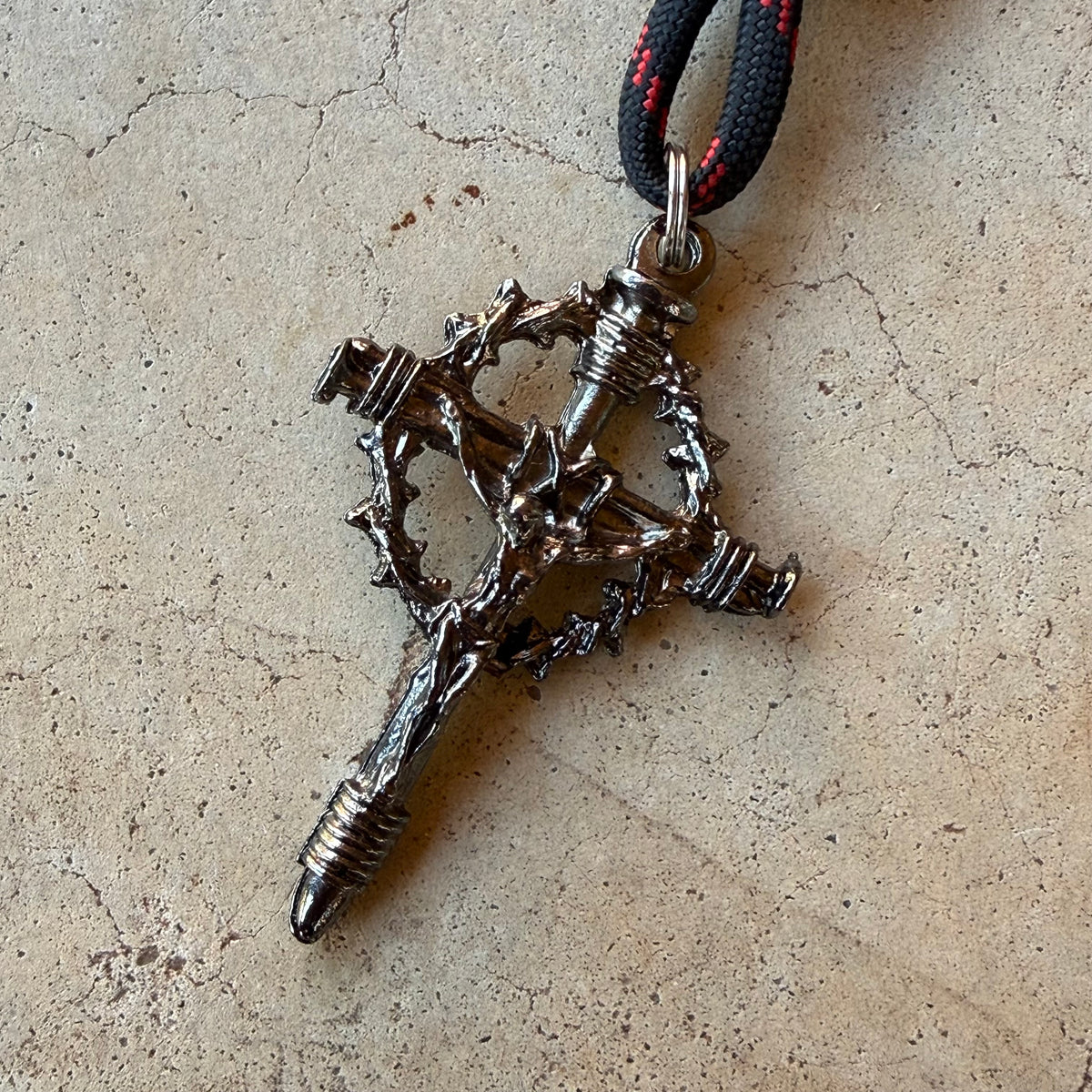 SOLD “Knot For The Weak” Rosary
