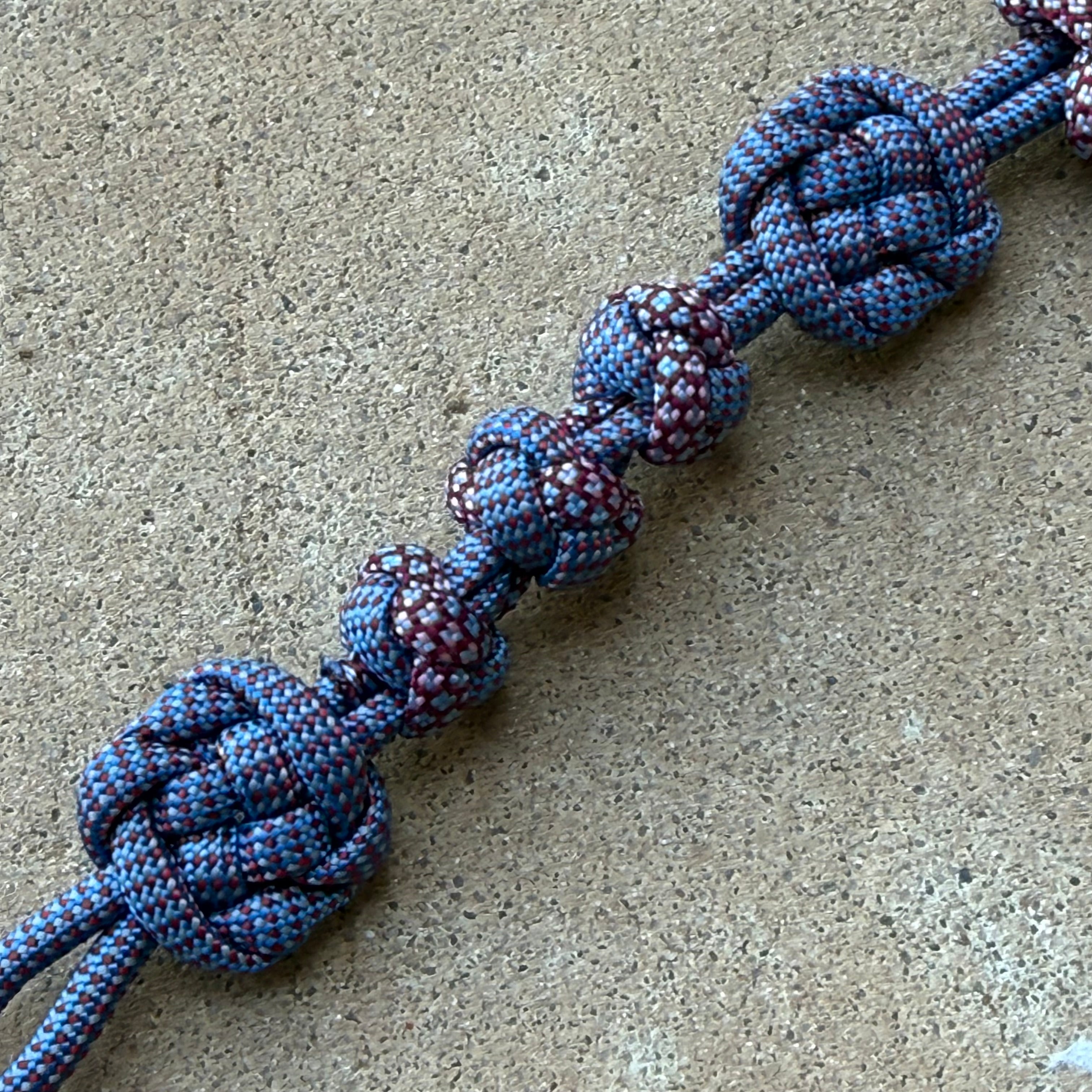 *SOLD* “Knot For The Weak” Small Rosary